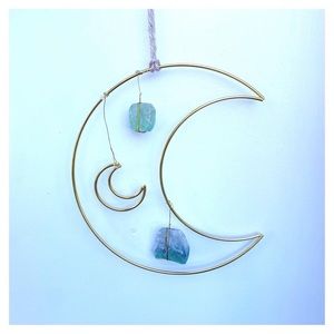 ⛔️SOLD ELSEWHERE⛔️ Crystal dream catcher made by me:)